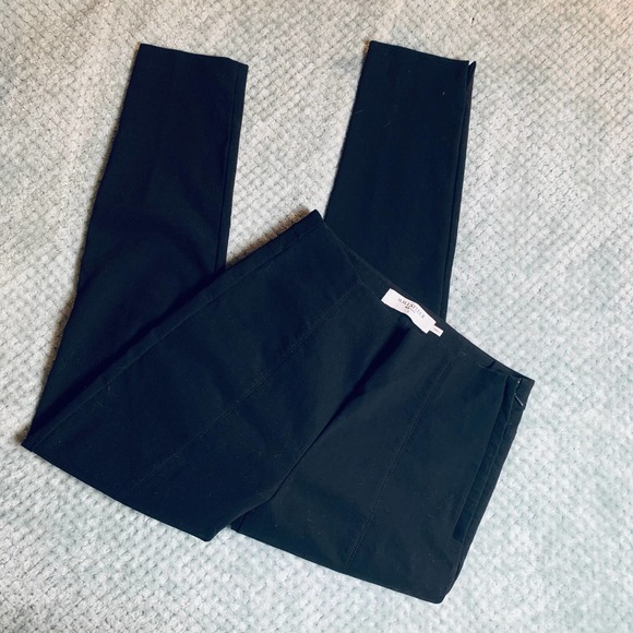 MM Lafleur Pants - M.M. LAFLEUR Black Slim Fitted Womens Dress Pants New York 4 Womens